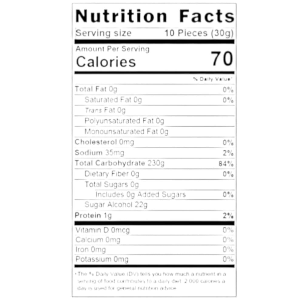 KLUB BULK sugar-free gummy bears close-up shows fruity flavors and soft texture.