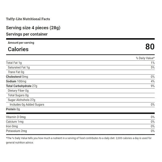 KLUB BULK sugar free salt water taffy apple flavor — keto-friendly fruity bite.