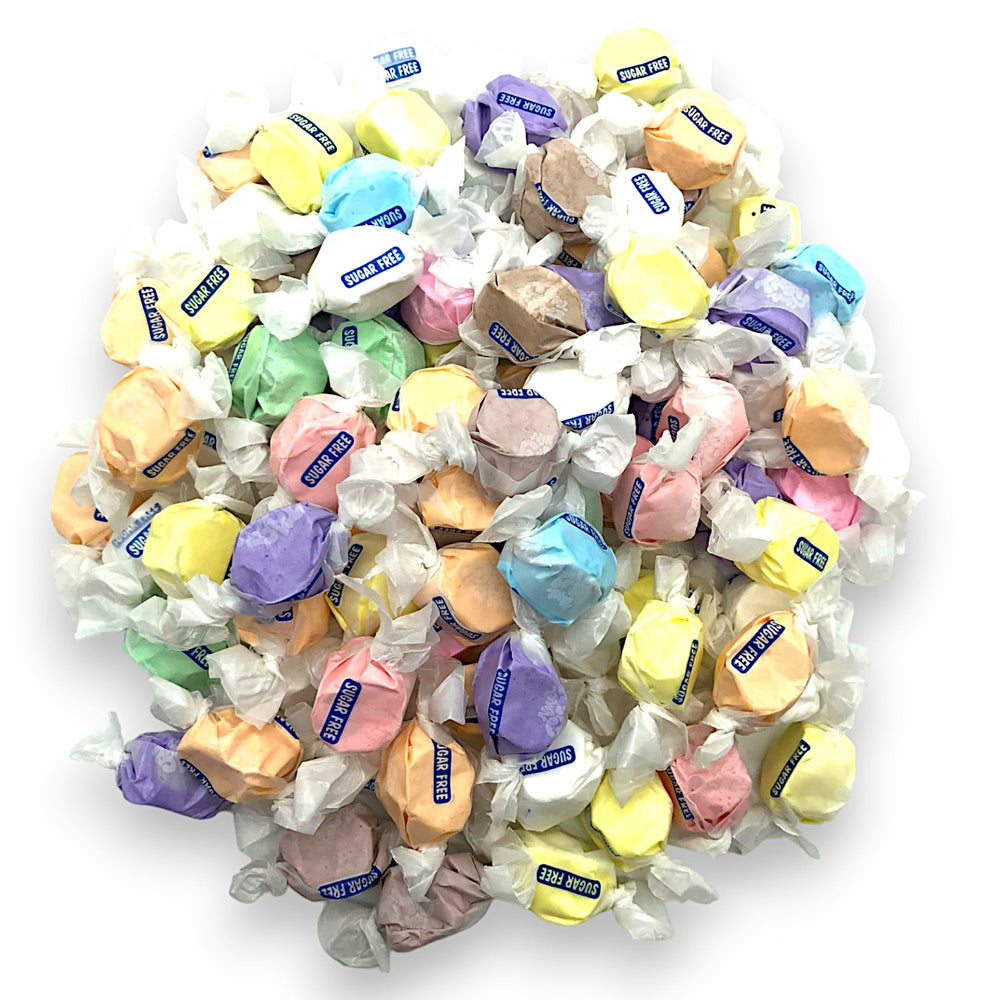 KLUB BULK sugar free salt water taffy bag — convenient bulk treat for sharing.