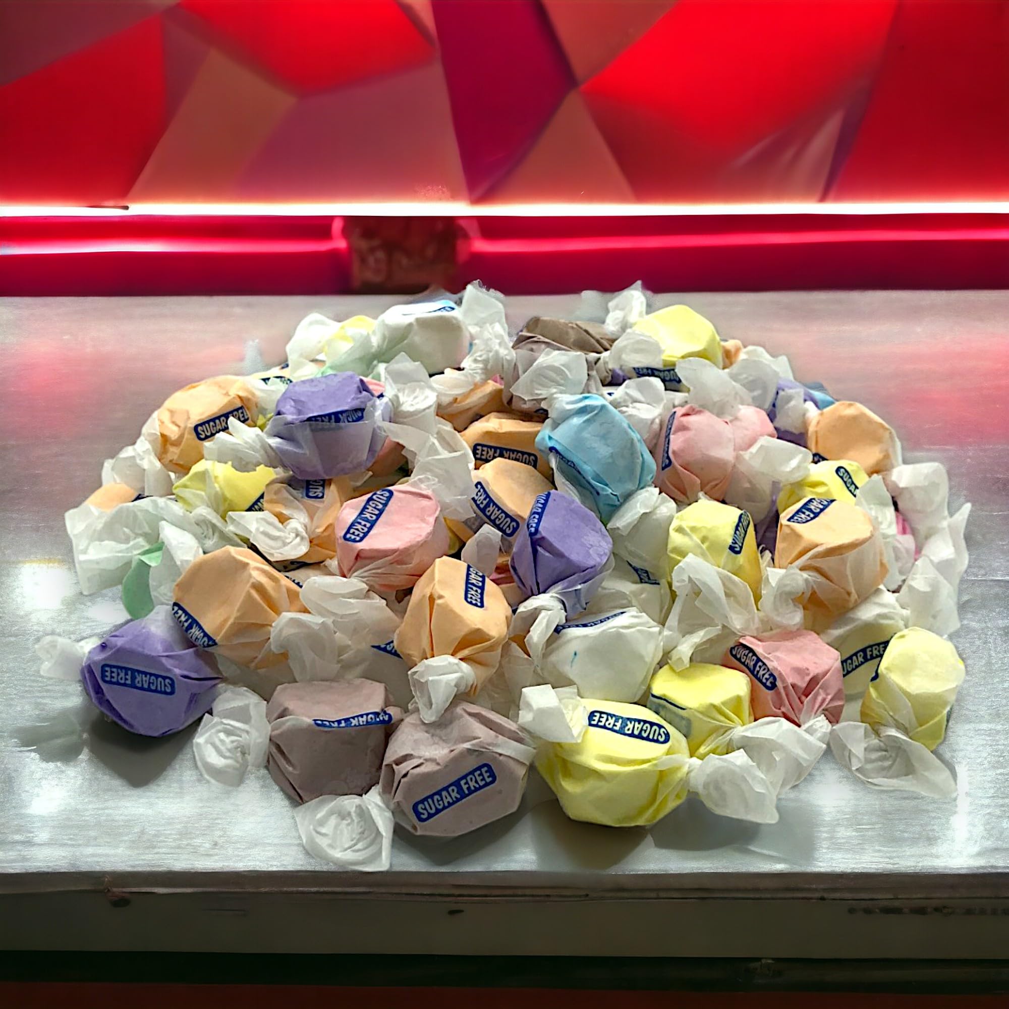 KLUB BULK sugar free salt water taffy licorice flavor — classic taste, sugar-free snack.