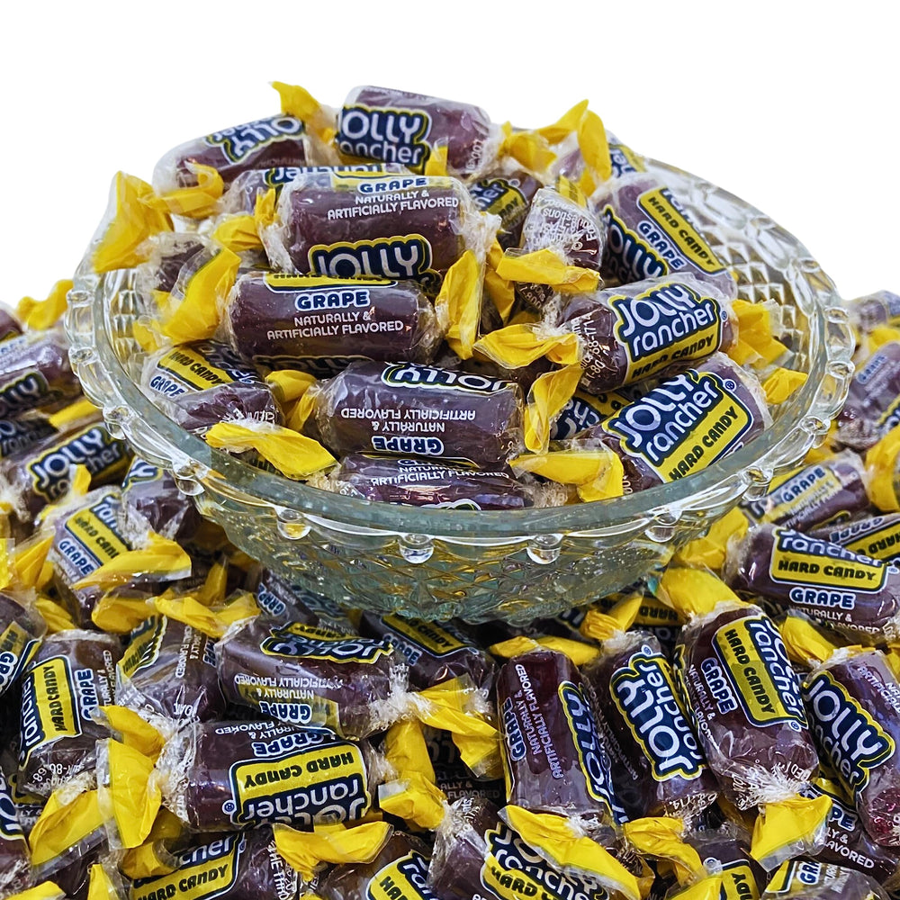 KLUB BULK three-pound grape candy bag, bulk packaging ideal for events.