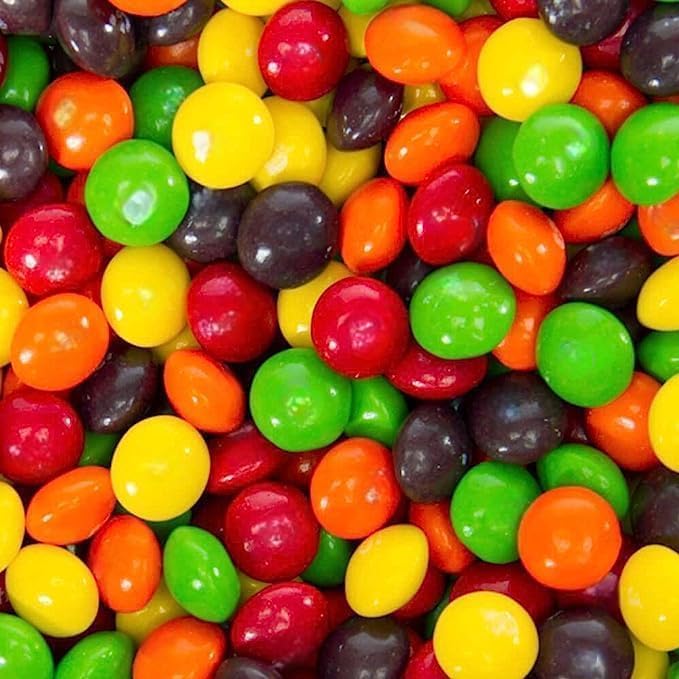 KLUB BULK Skitle five original flavors: strawberry, orange, grape, lemon, green apple