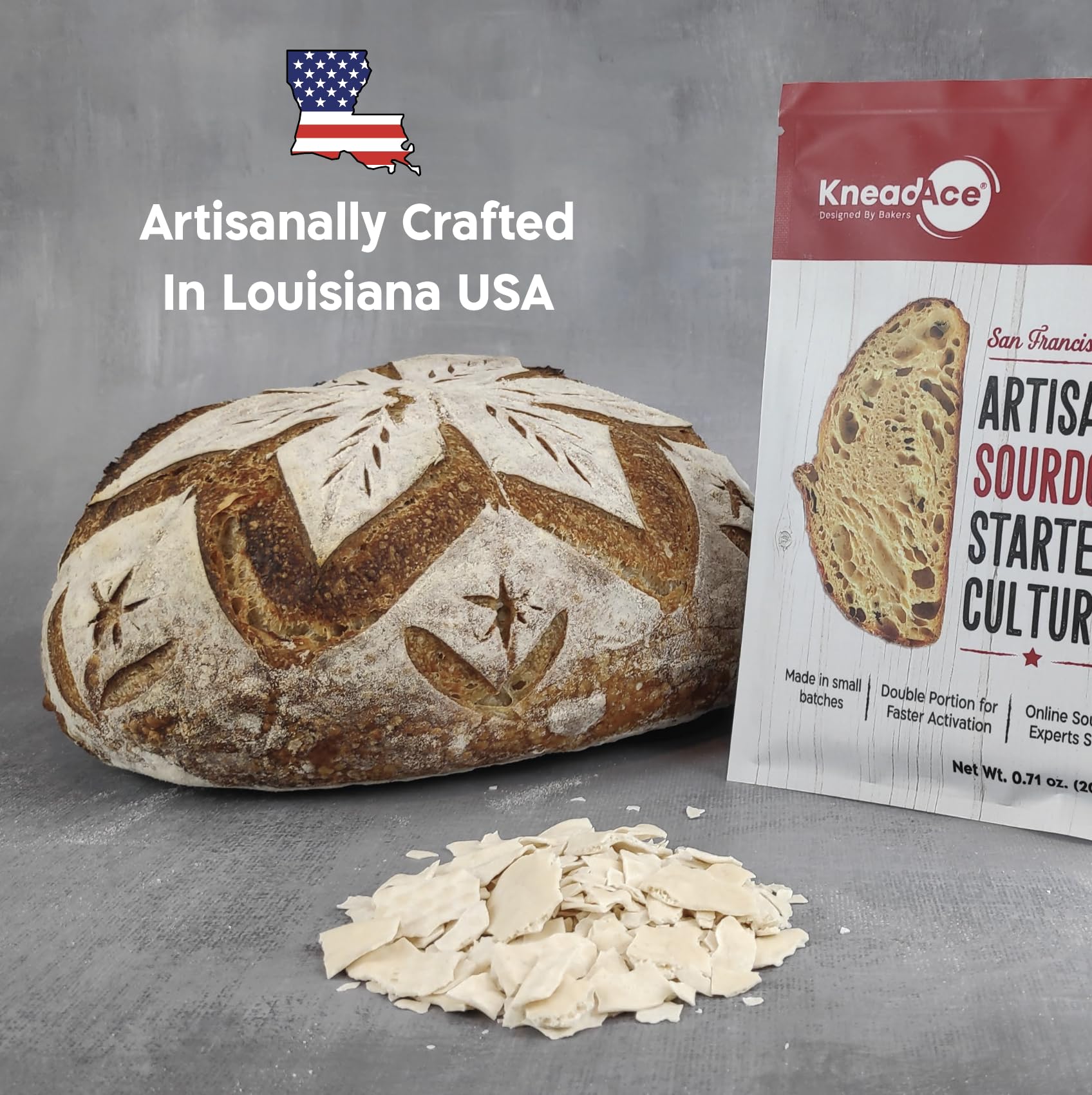 KneadAce baking setup highlights consistent loaf results with simple fermentation.
