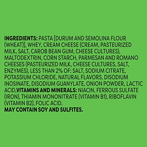 Served Knorr Alfredo pasta on plate ready to pair with protein