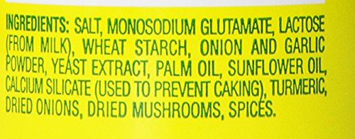 Knorr Aromat Seasoning label detail highlights heritage and usage versatility.