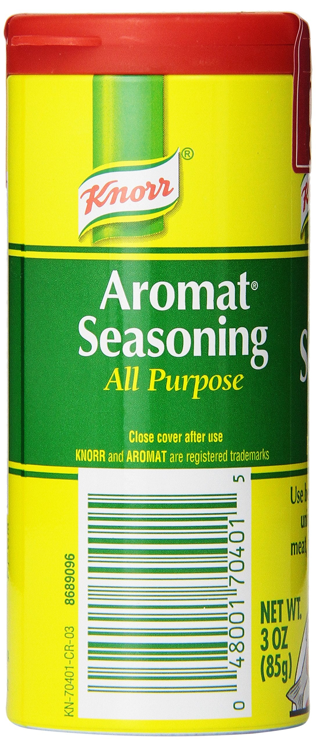 Table-ready dish seasoned with Knorr Aromat adds color and depth.