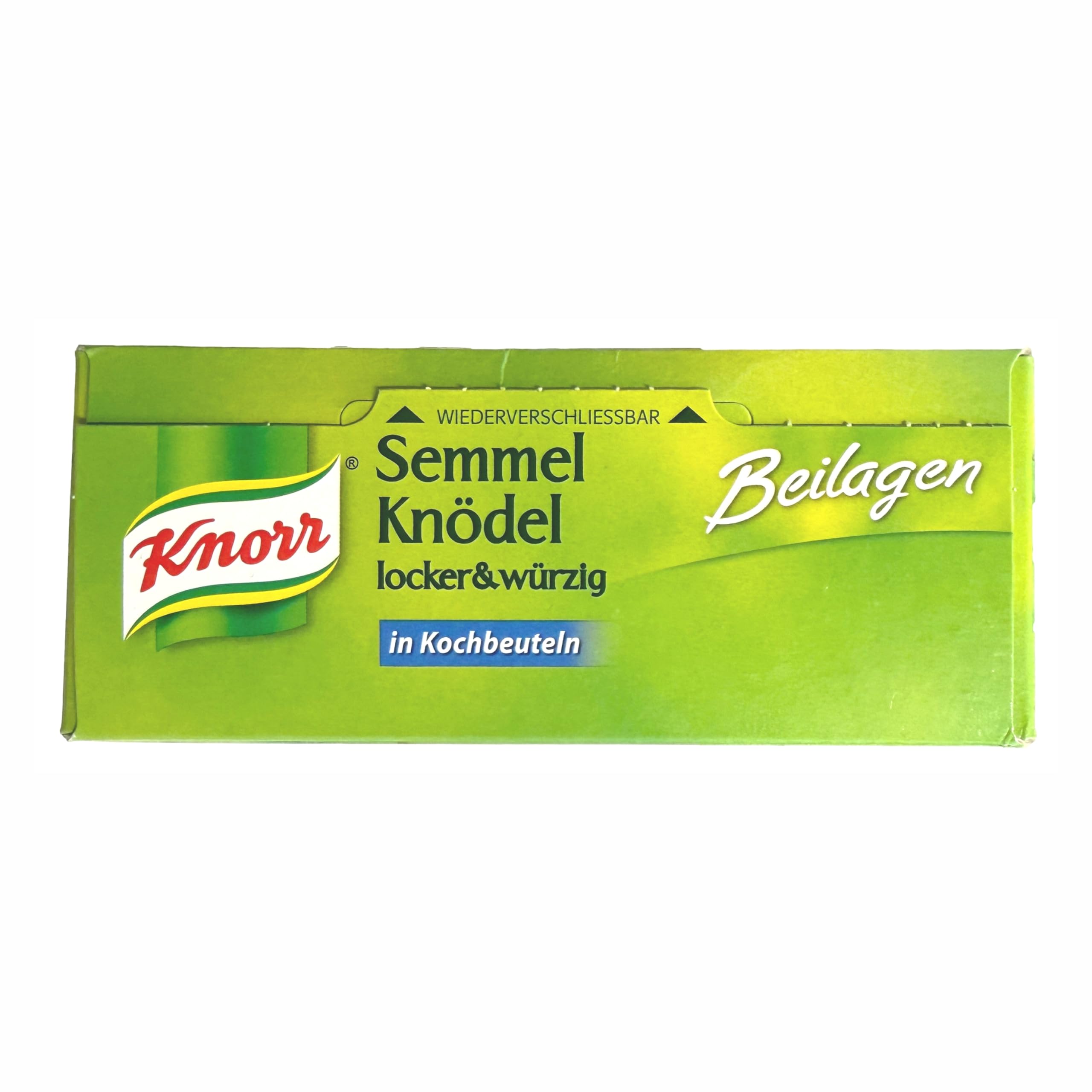 Knorr bread dumplings served with sauces and sides