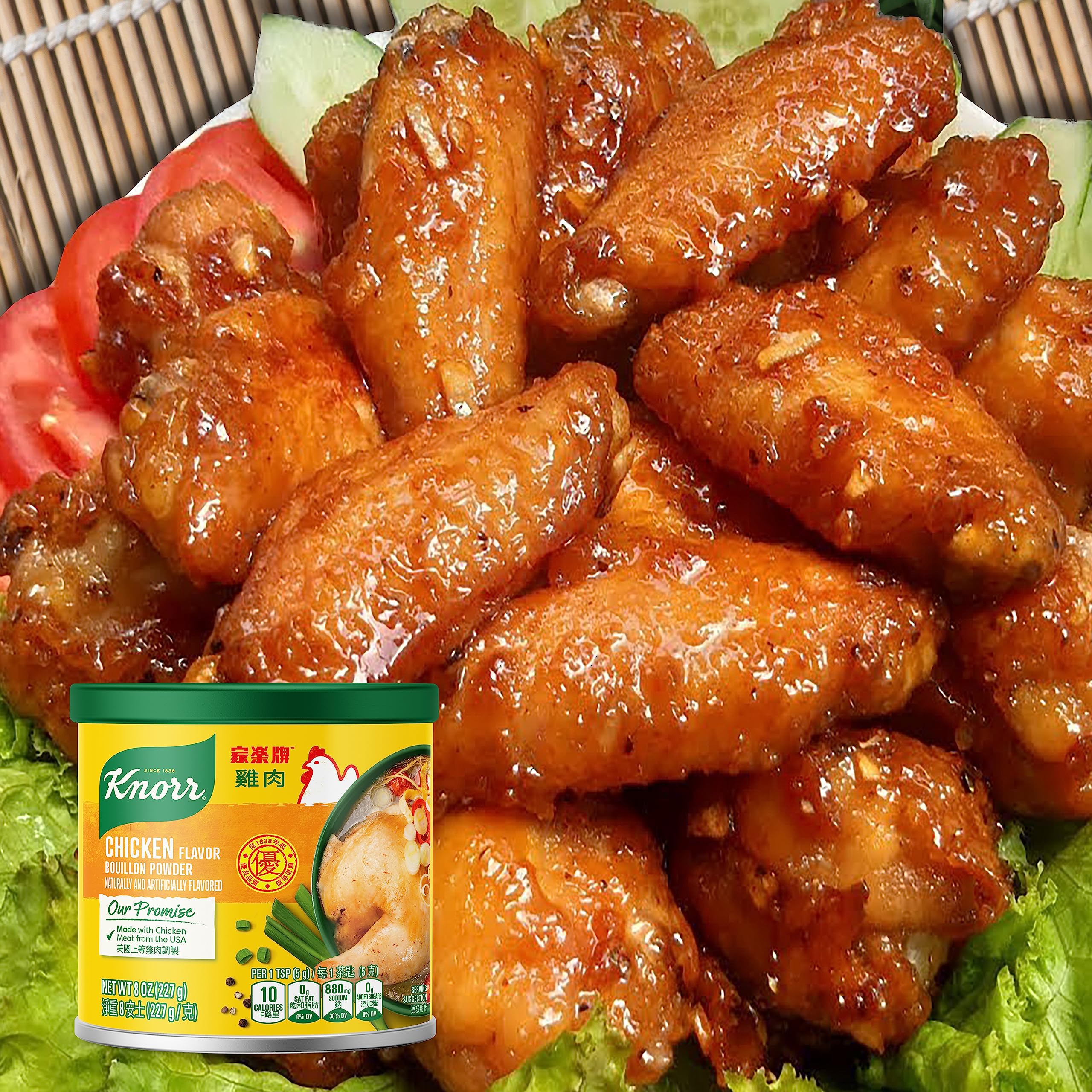 Knorr Chicken Broth Mix finished dish with rich chicken flavor.
