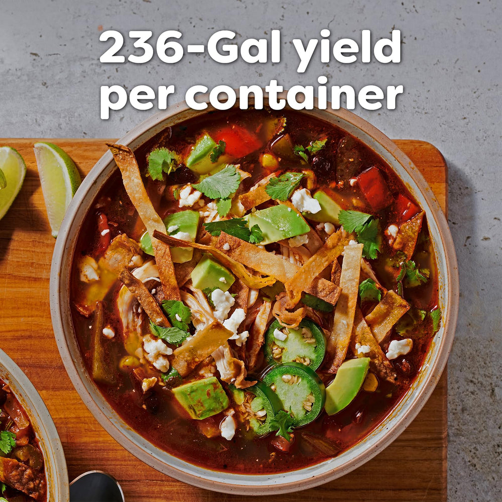 Knorr Chicken Bouillon base – aroma from vegetables and spices enhances dishes.