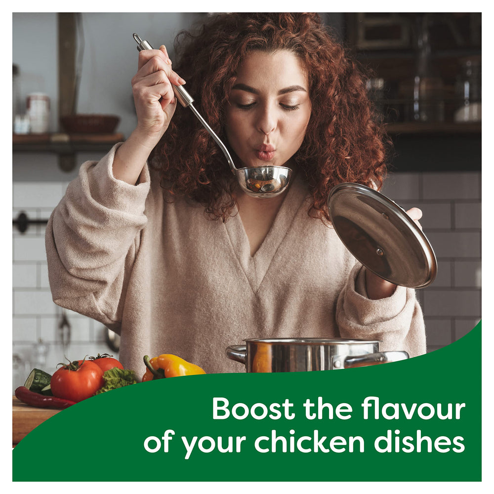 Knorr stock on pantry shelf ready for quick meals