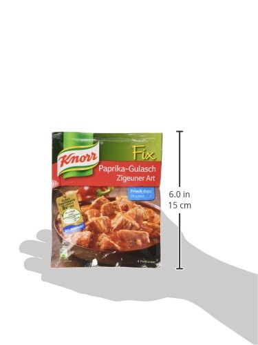 Knorr Fix gulasch 4-pack box front, kitchen-ready.