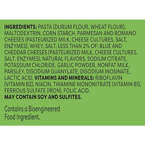 Knorr Four Cheese sauce close-up highlights Parmesan Romano Blue Cheddar flavors