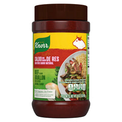 Knorr granulated beef bouillon pour enhances beef dishes with quick, rich flavor.