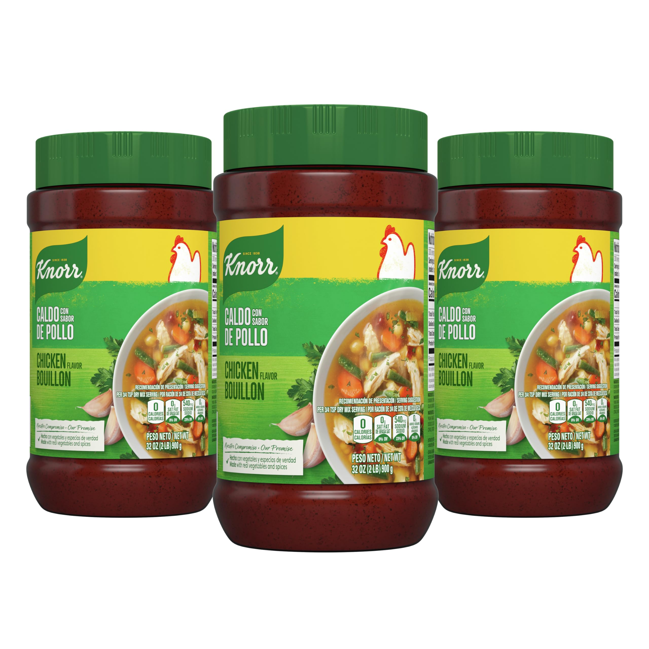 Knorr granulated chicken bouillon pack front — flavor base for soups and sauces.
