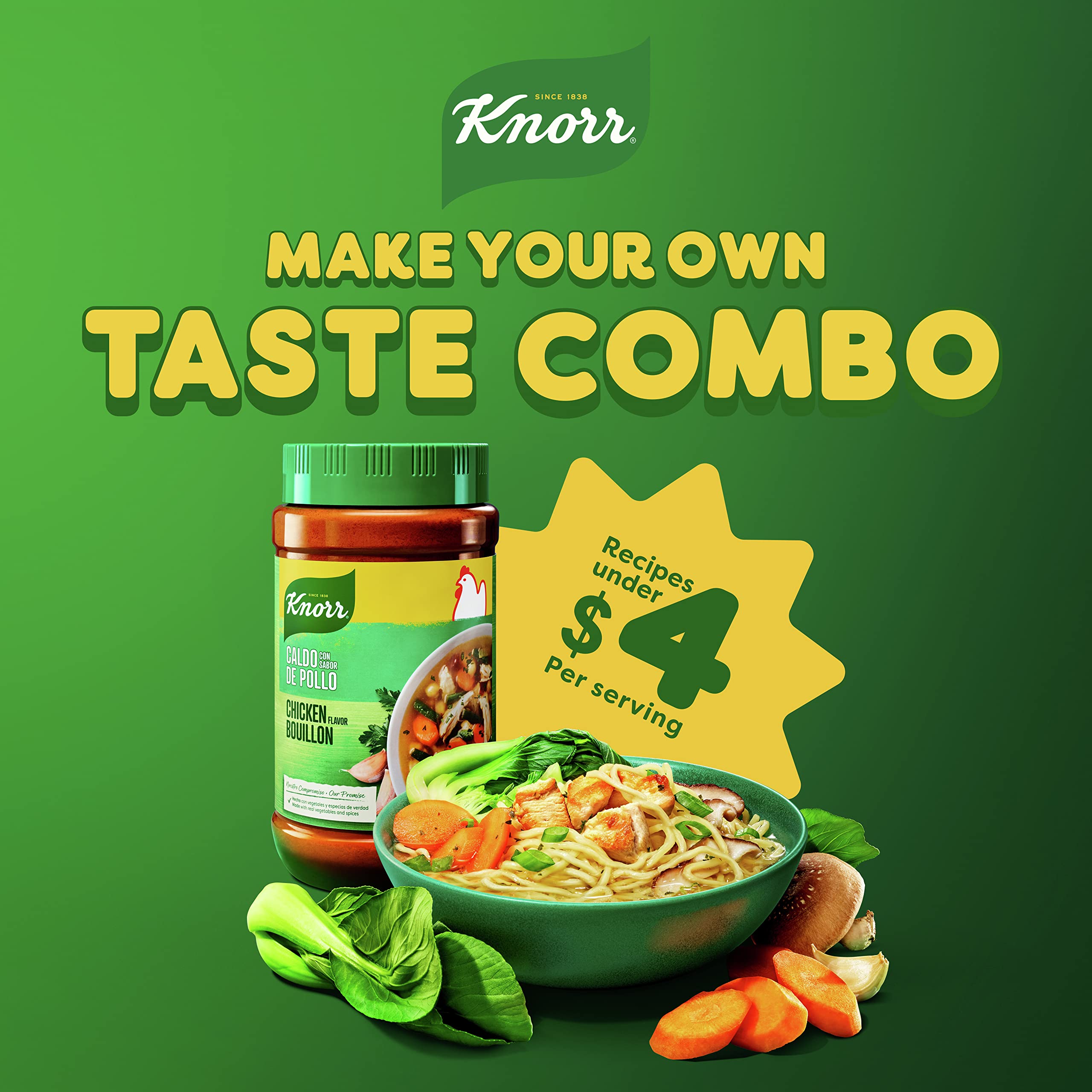 Knorr Granulated Shrimp Bouillon seafood dish idea ready in minutes.