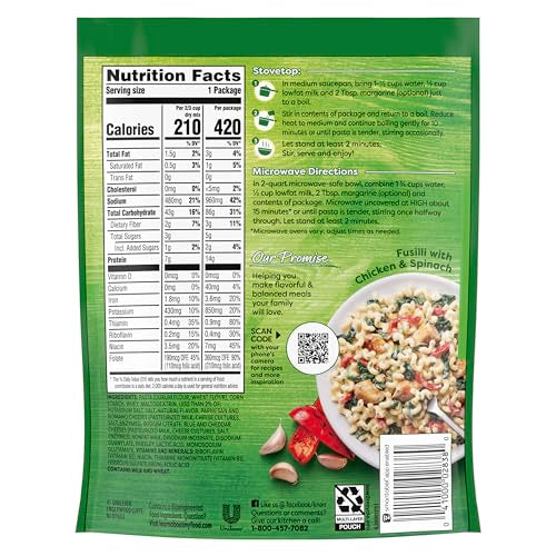 Knorr Italian Sides packaging shows no artificial flavors for clean meals.