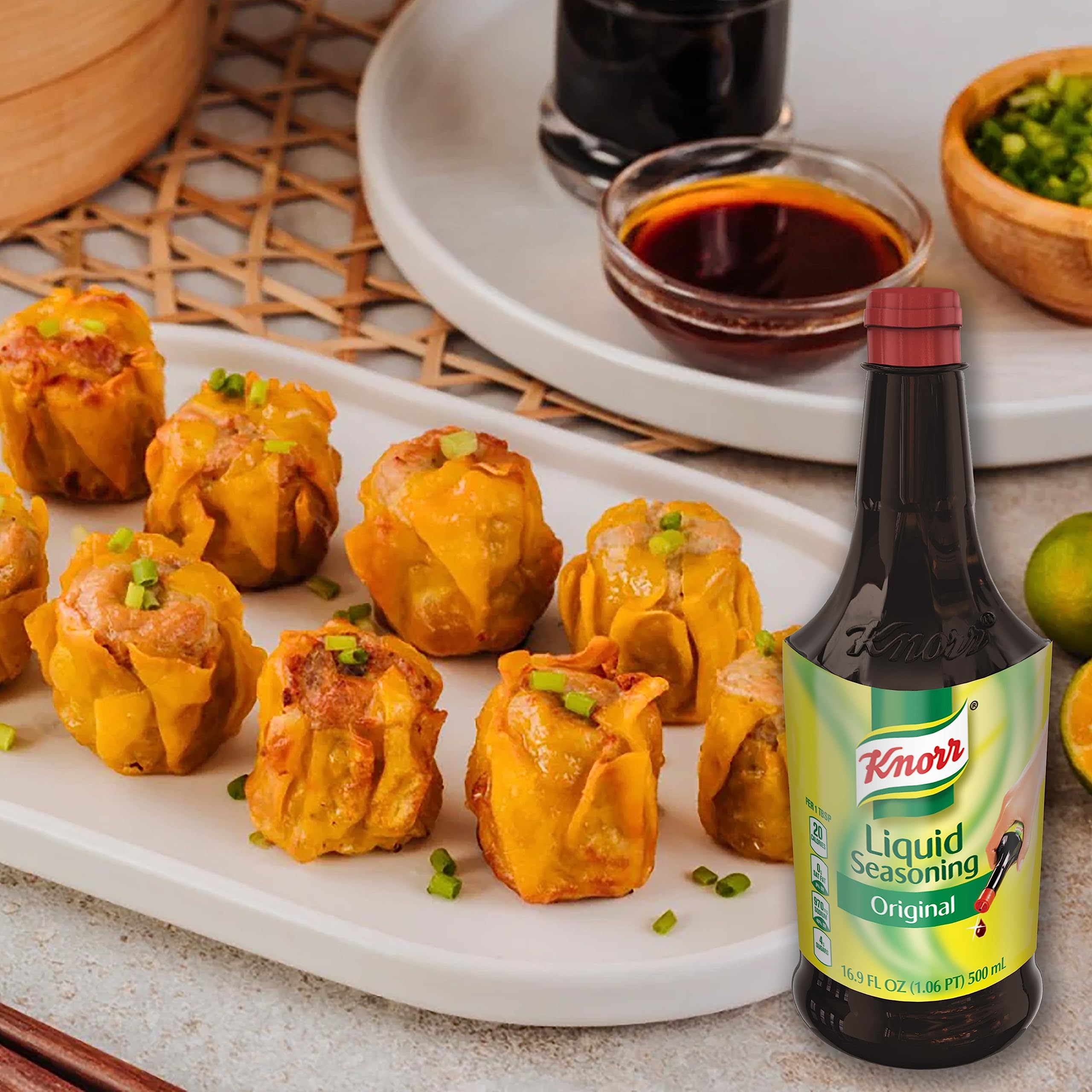 Knorr Liquid Seasoning Original label front signals convenient umami for quick meals.