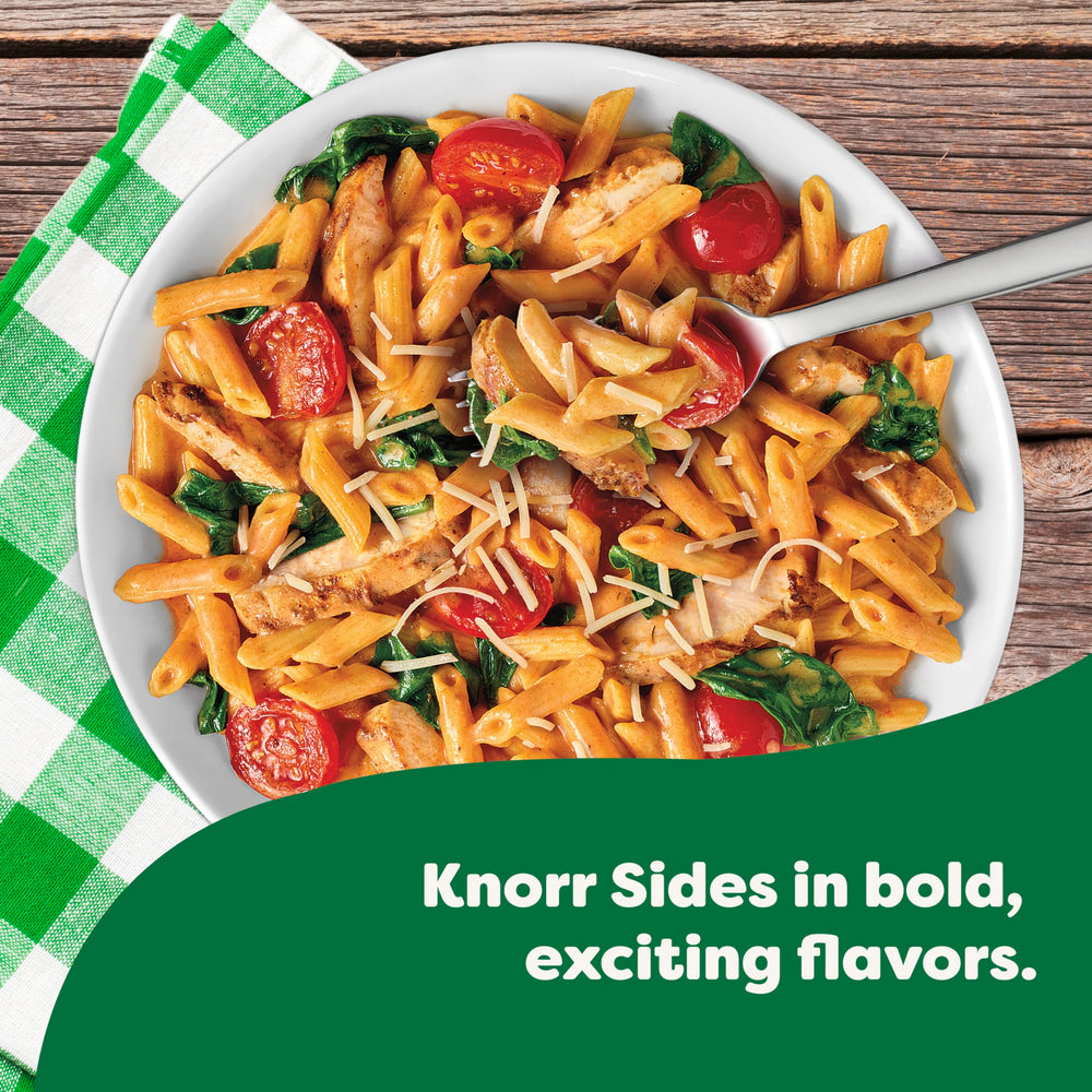 Knorr Marinara Side Ingredients pack beside the stove for quick prep.