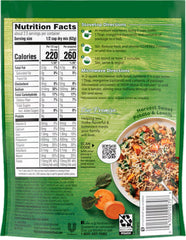 Pouring Knorr Mushroom Flavor Rice Sides to start a quick savory meal.