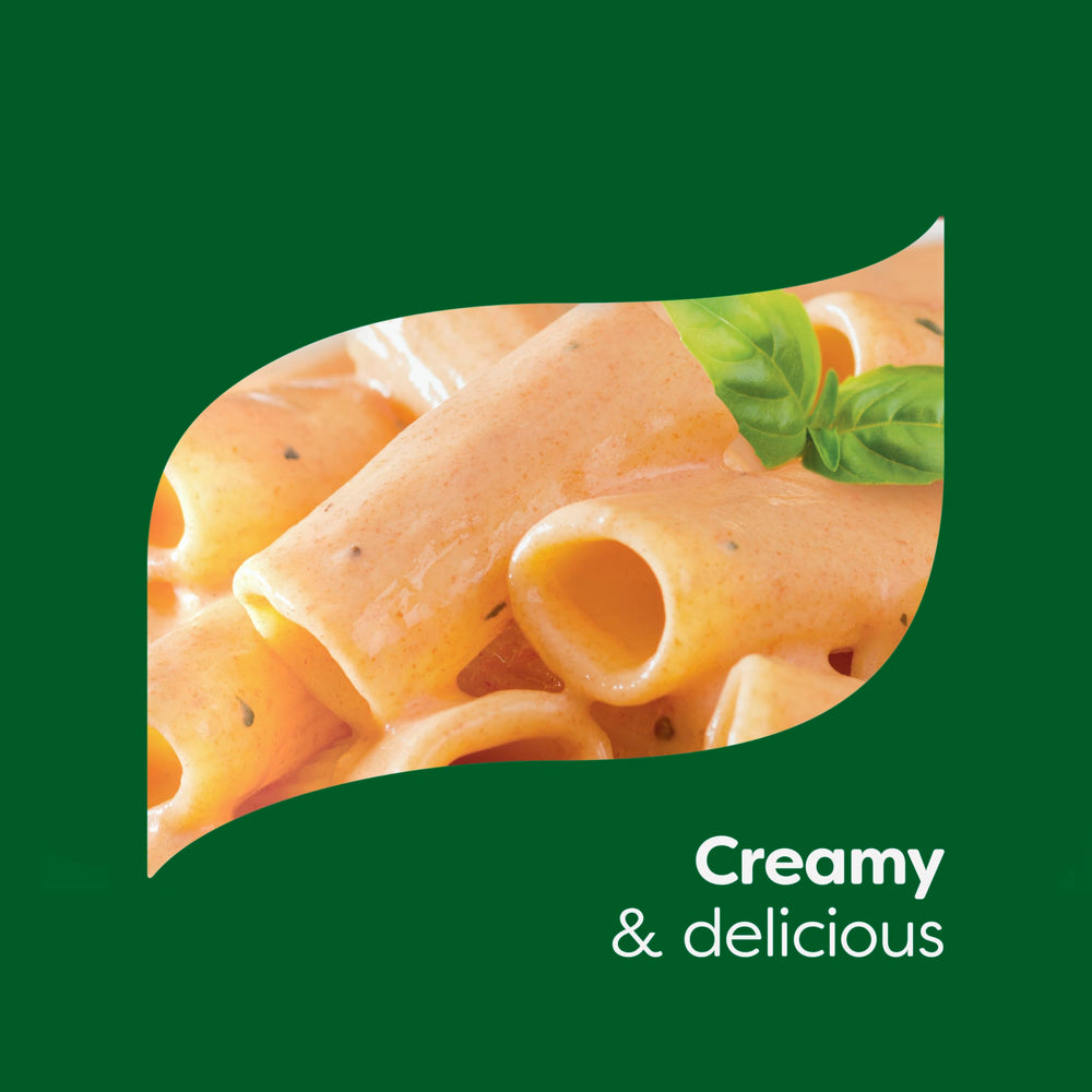 Knorr Parma Rosa Parmesan Grated Topping enhances the creamy finish.