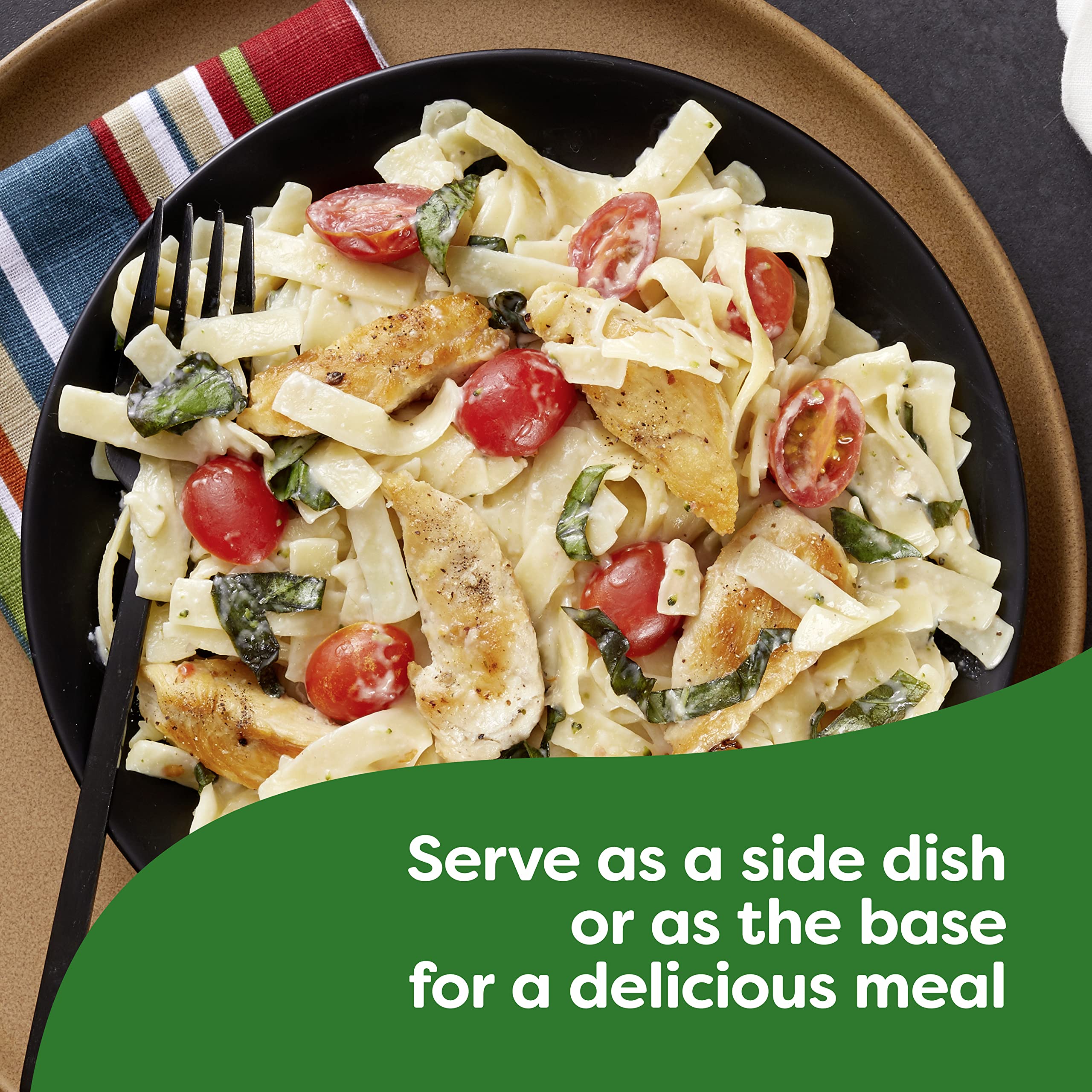 Uncooked Knorr Pasta Sides packets ready for quick prep.