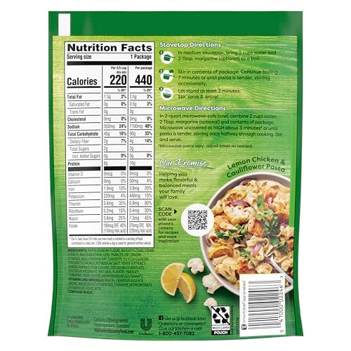 Knorr Pasta Sides Chicken Fettuccine red peppers highlight color and vibrant flavor.
