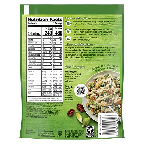 Knorr Pasta Sides Creamy Garlic spoon scene highlighting creamy sauce