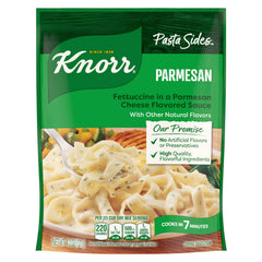 Knorr Pasta Sides Parmesan in a bowl, ready in minutes for a family meal.