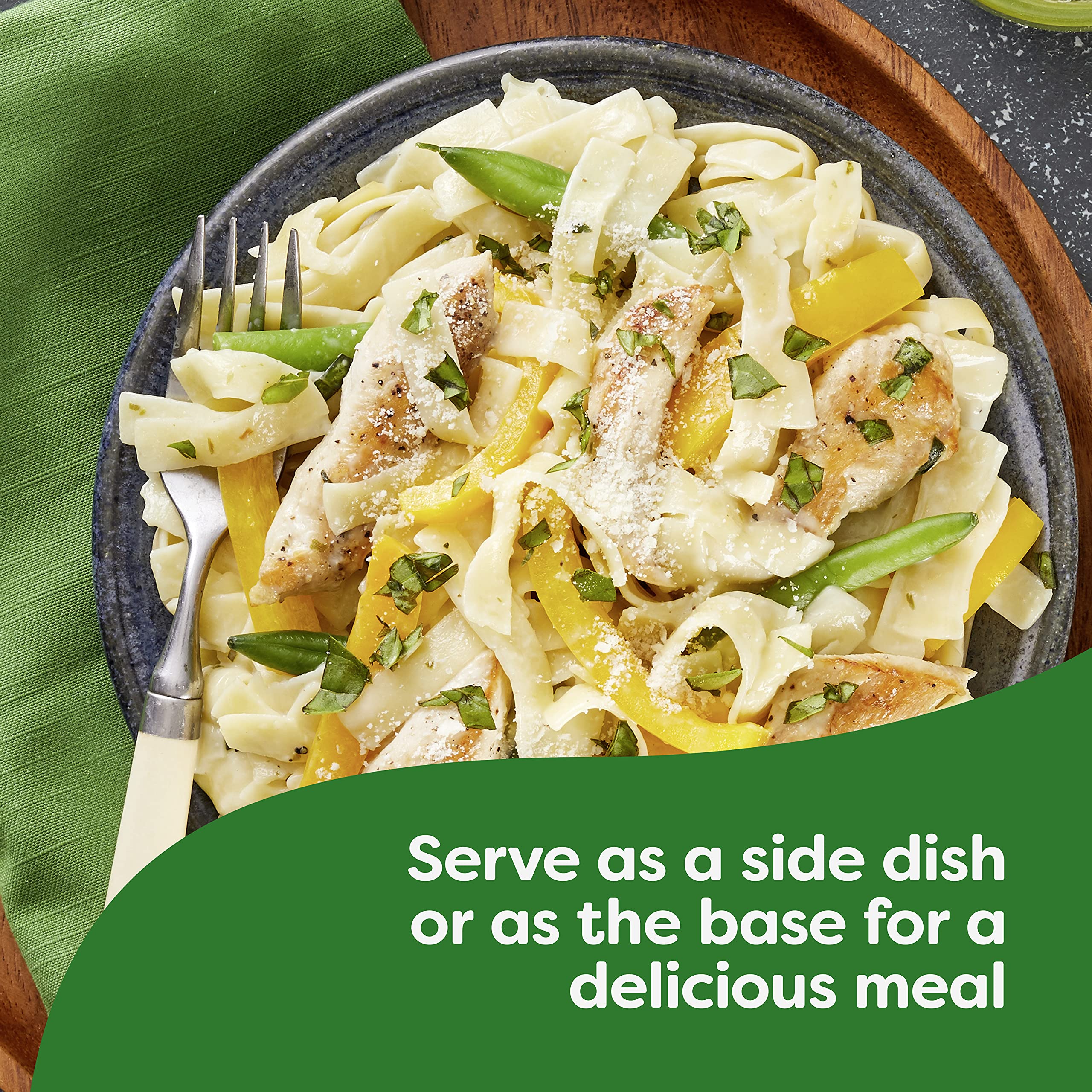 Knorr Pasta Sides Parmesan in microwave, convenient weeknight option.