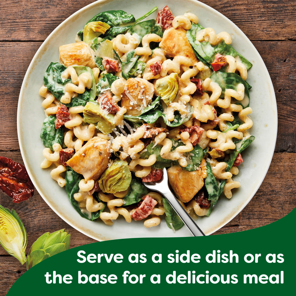 Knorr Pasta Sides with roasted vegetables adds color and balanced flavor.
