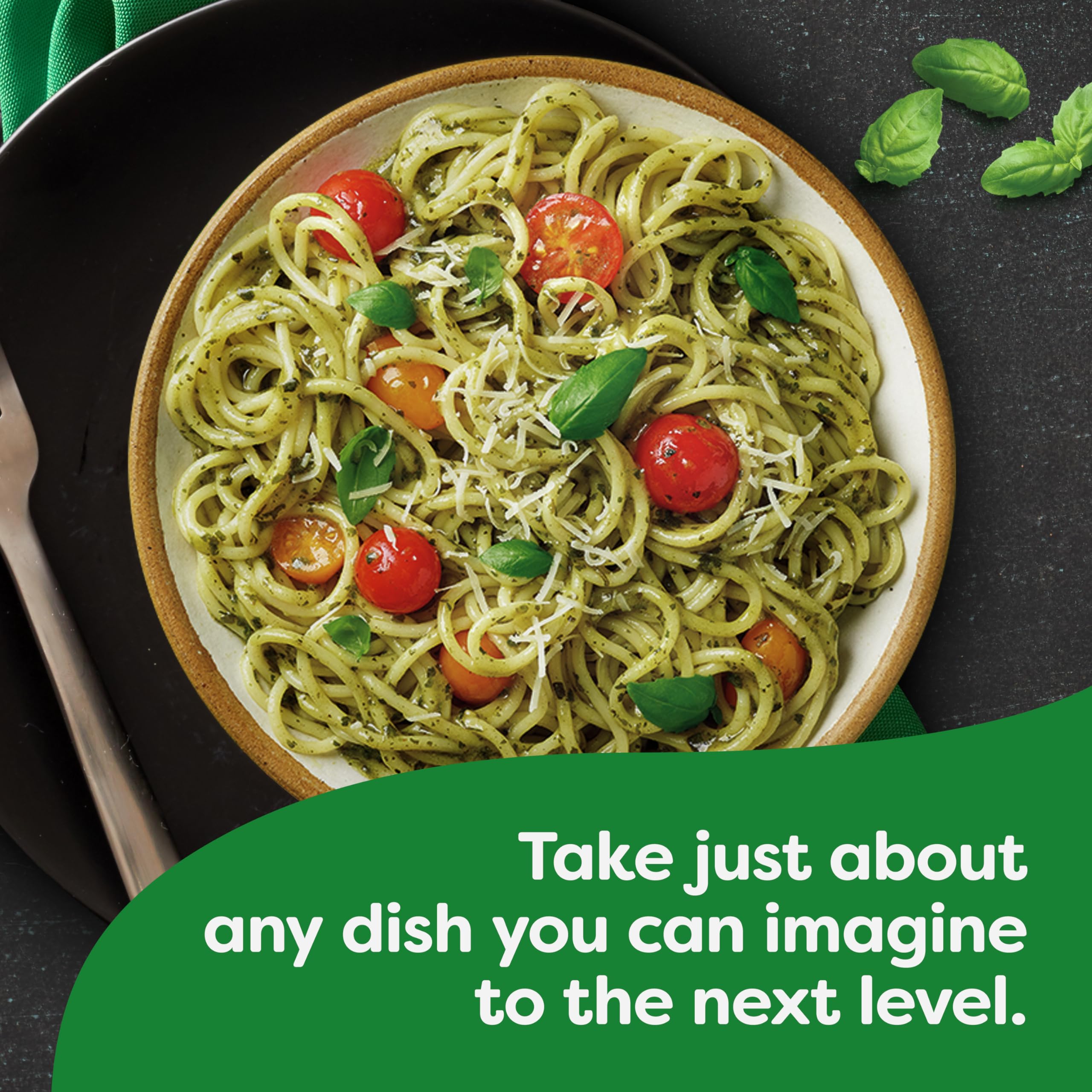 Knorr pesto chicken glaze ready for oven-baked zesty chicken.