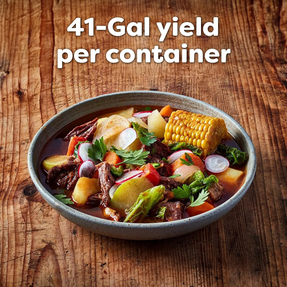 Soup-starter use of Knorr Professional beef bouillon for stews and cassoulets