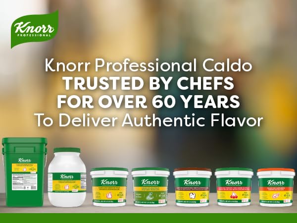 Knorr chicken bouillon base gently simmering into rich broth for soups.