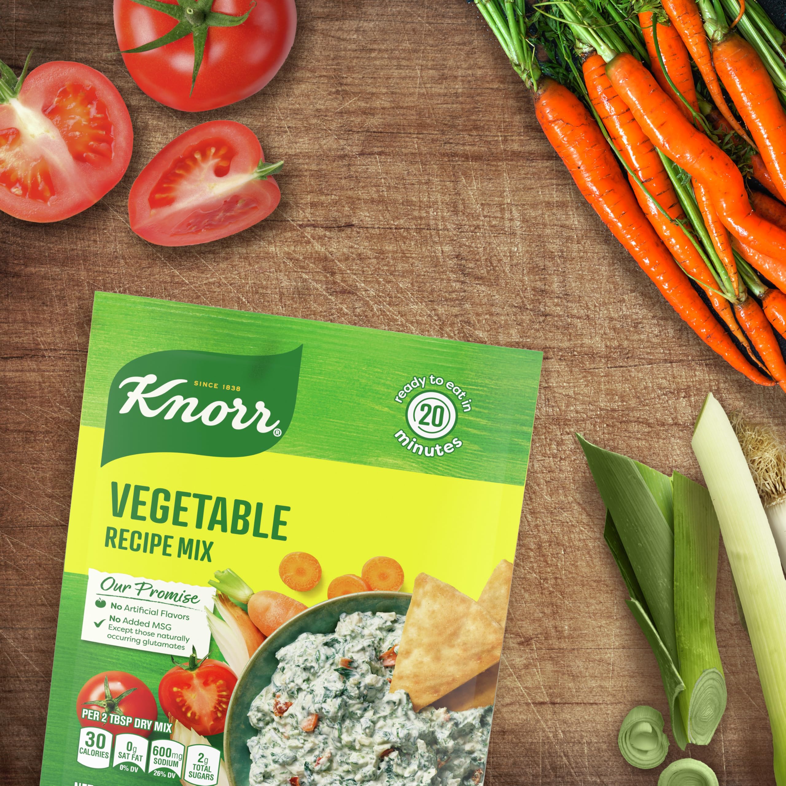 Knorr Recipe Mix Vegetable meal prep adds depth to recipes.