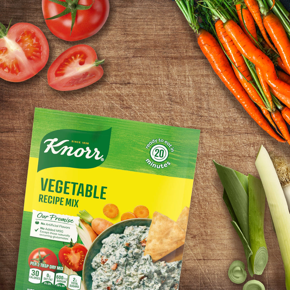 Knorr Recipe Mix Vegetable meal prep adds depth to recipes.