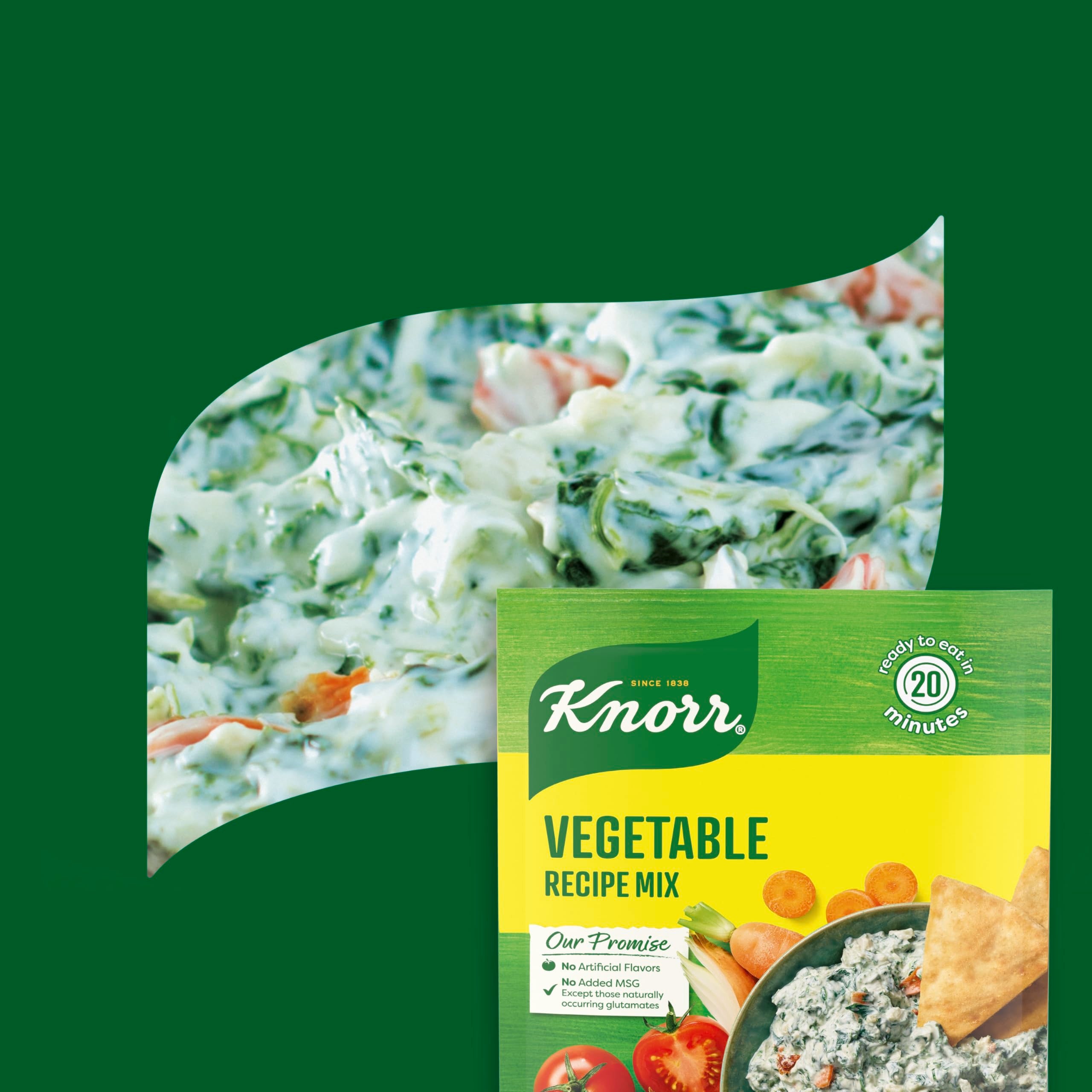 Knorr Recipe Mix Vegetable pantry shelf with versatile flavor.