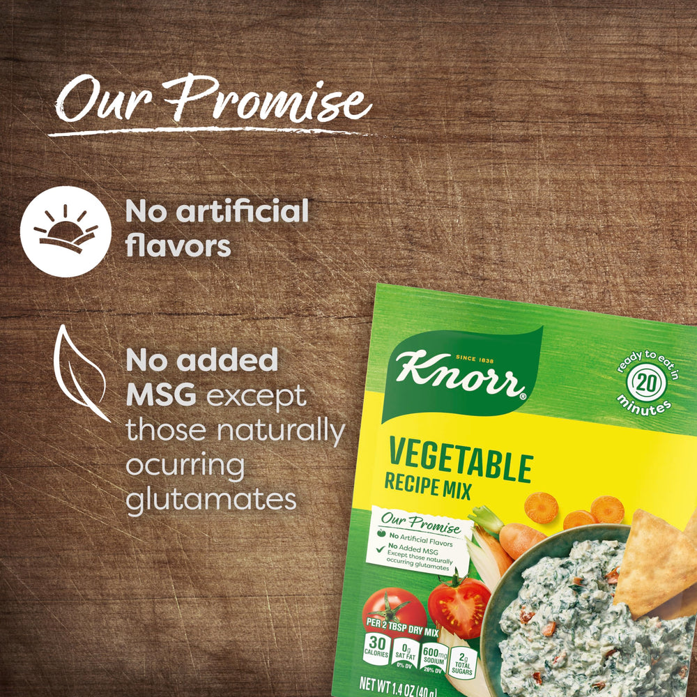 Knorr Recipe Mix Vegetable soup bowl ready in minutes.
