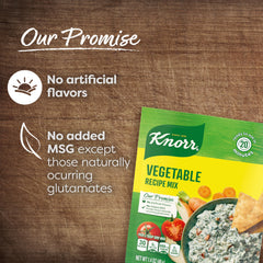 Knorr Recipe Mix Vegetable soup bowl ready in minutes.
