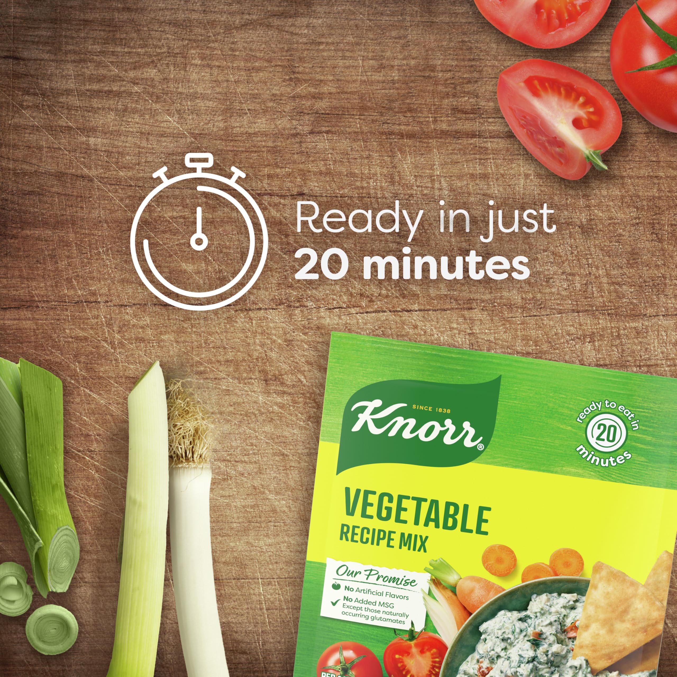 Knorr Recipe Mix Vegetable in a simmering pot forming a rich base.