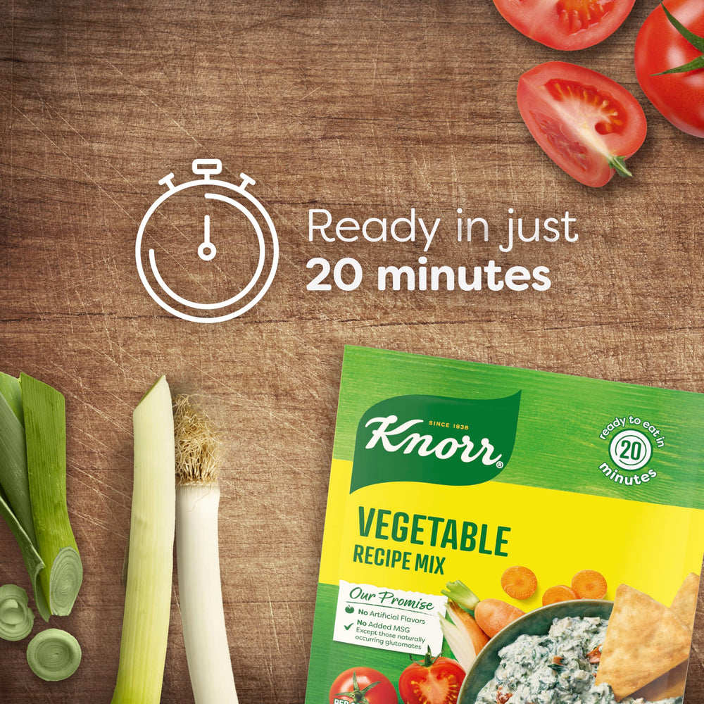 Knorr Recipe Mix Vegetable in a simmering pot forming a rich base.