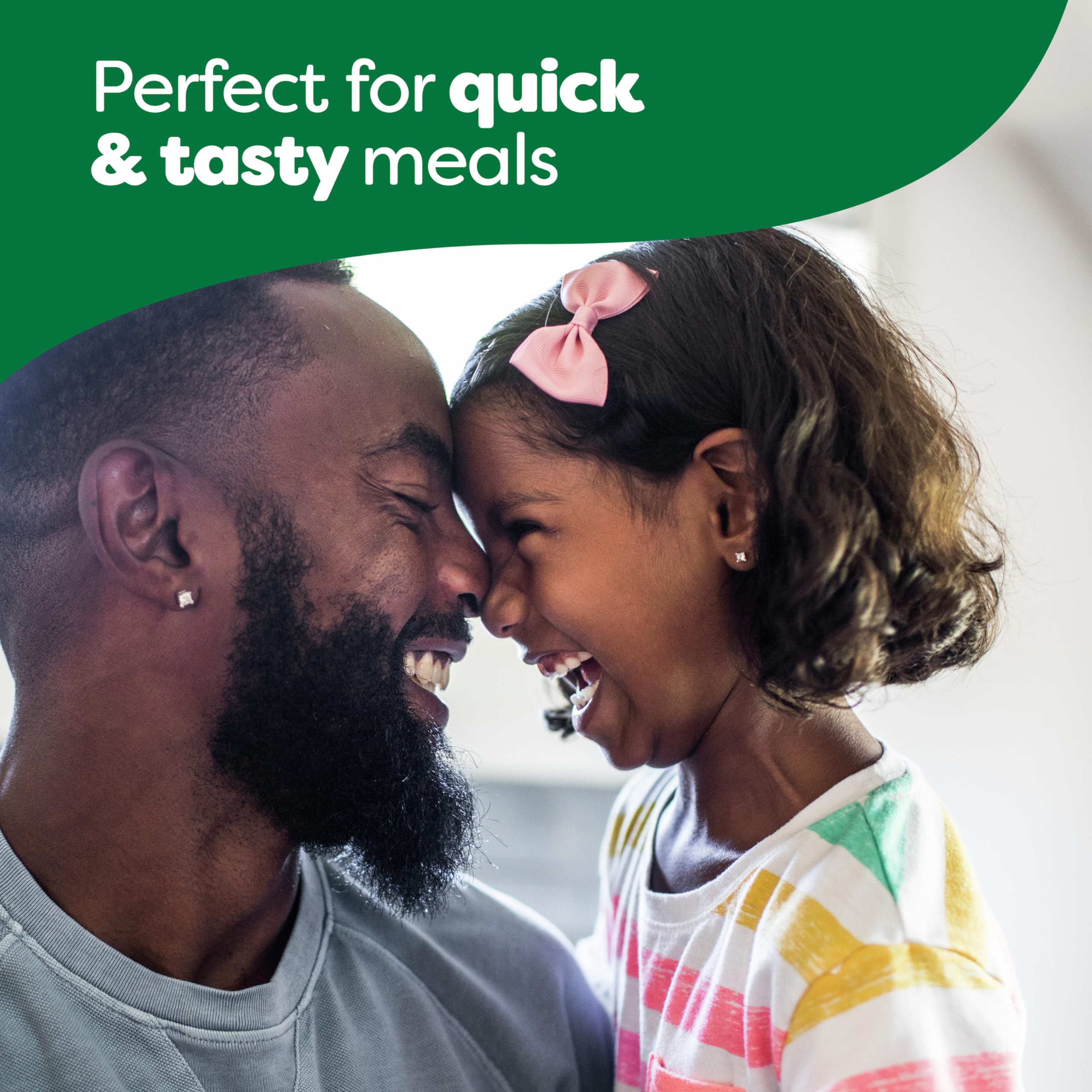 Knorr Rice Cup features American-grown rice for quality.