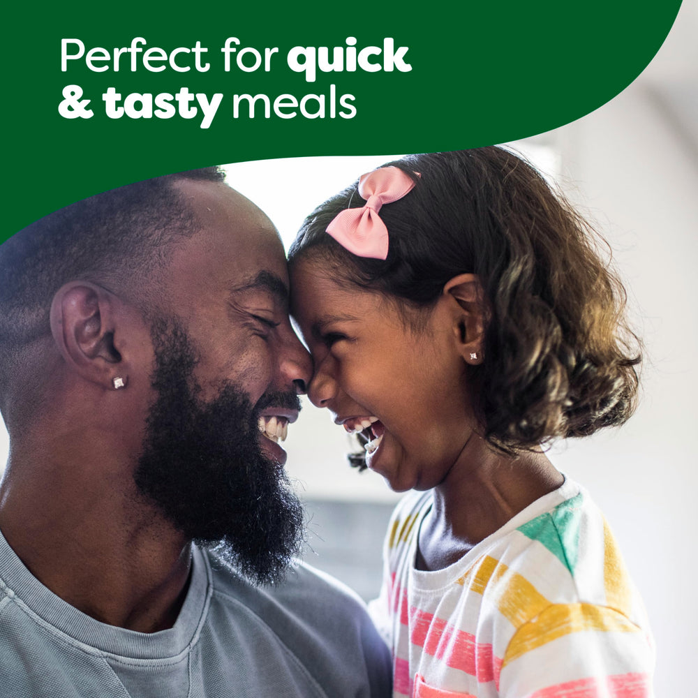 Knorr Rice Cup features American-grown rice for quality.