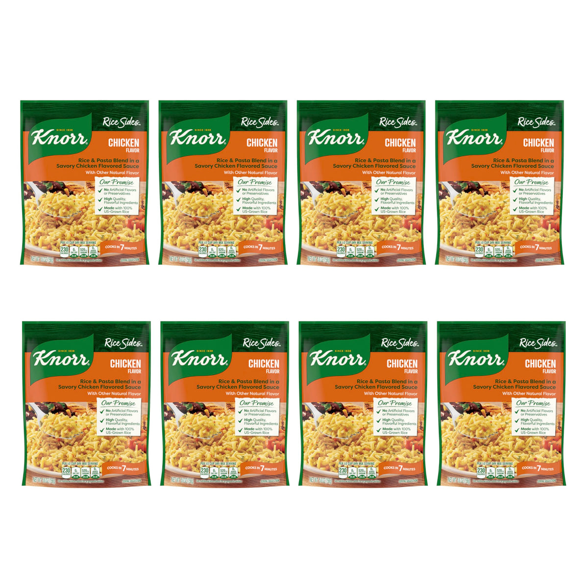 Knorr Rice Sides chicken fried rice pack with savory aroma ready in minutes