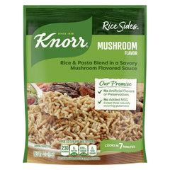 Knorr Rice Sides Mushroom Rice in a bowl, ready for dinner.