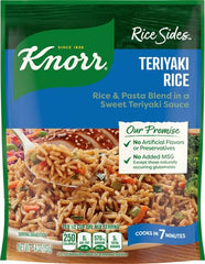 Close-up of leeks and carrots in Knorr Teriyaki Rice Sides blend.