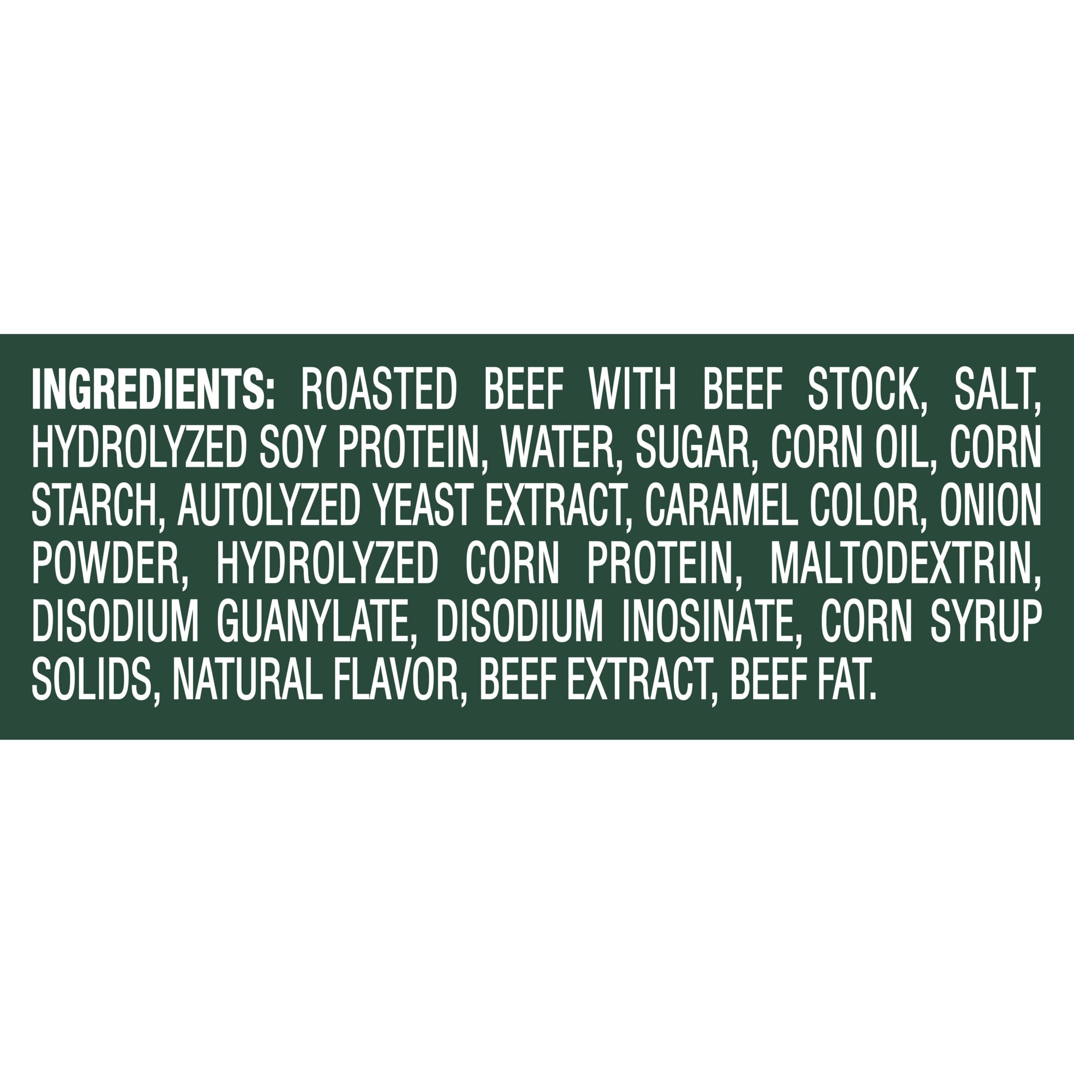 Knorr Roasted Beef Flavor Base being poured into a pot to enrich a stew.