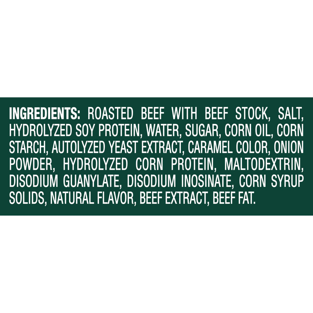 Knorr Roasted Beef Flavor Base being poured into a pot to enrich a stew.