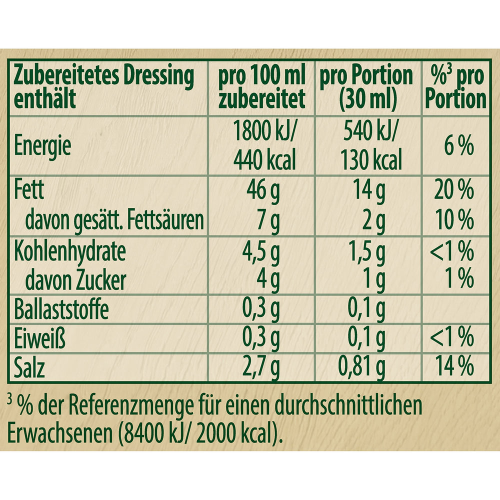 Knorr dill-krauter herb blend offers convenient seasoning for herbed salads and veggie bowls.