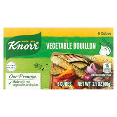 Knorr Vegetable Bouillon use in rice and pasta shows easy flavor boost for sides and mains.
