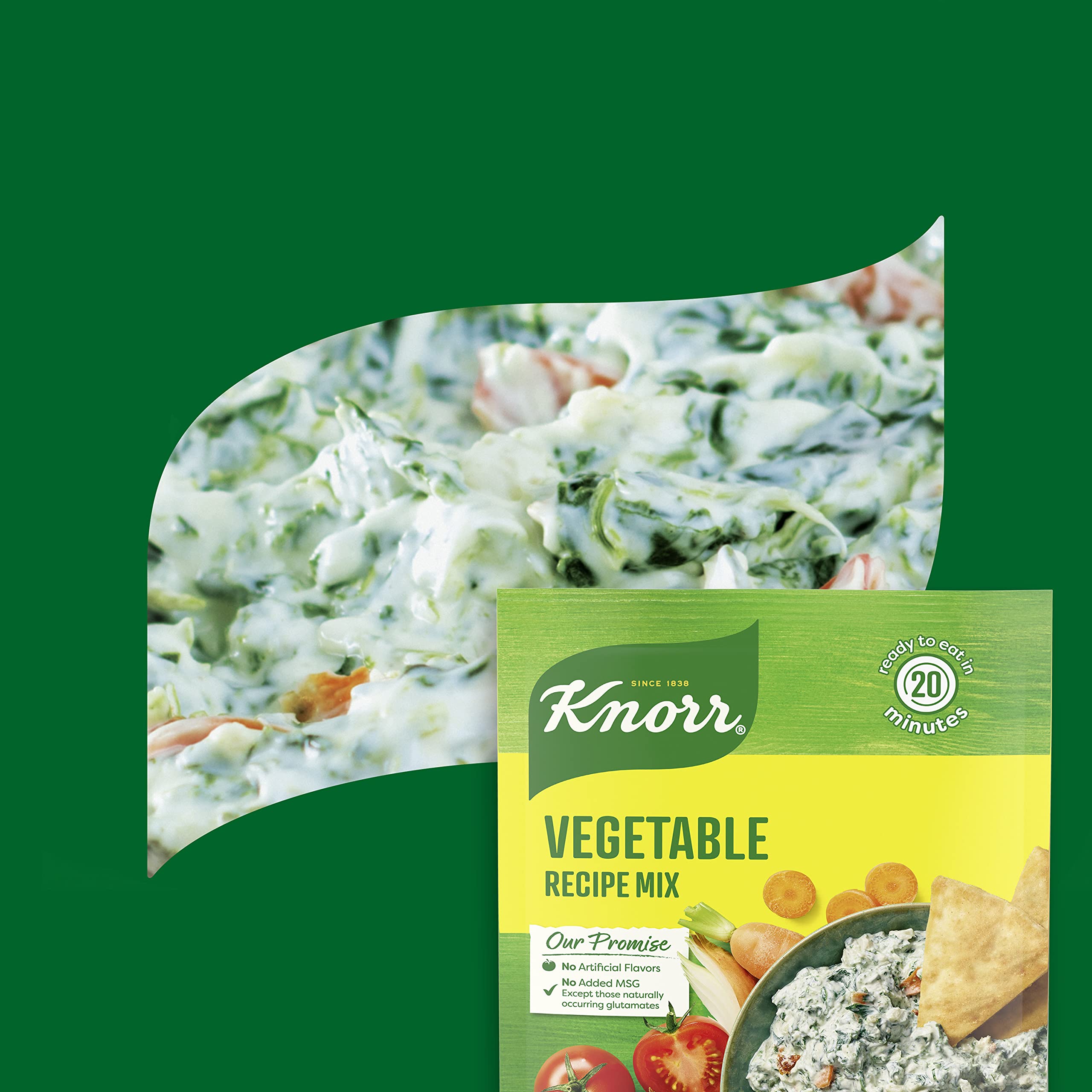 Knorr Vegetable Soup Base ready in 20 minutes for family dinners.